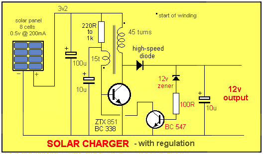 Solar Charger solar trickle charger wiring diagram 
